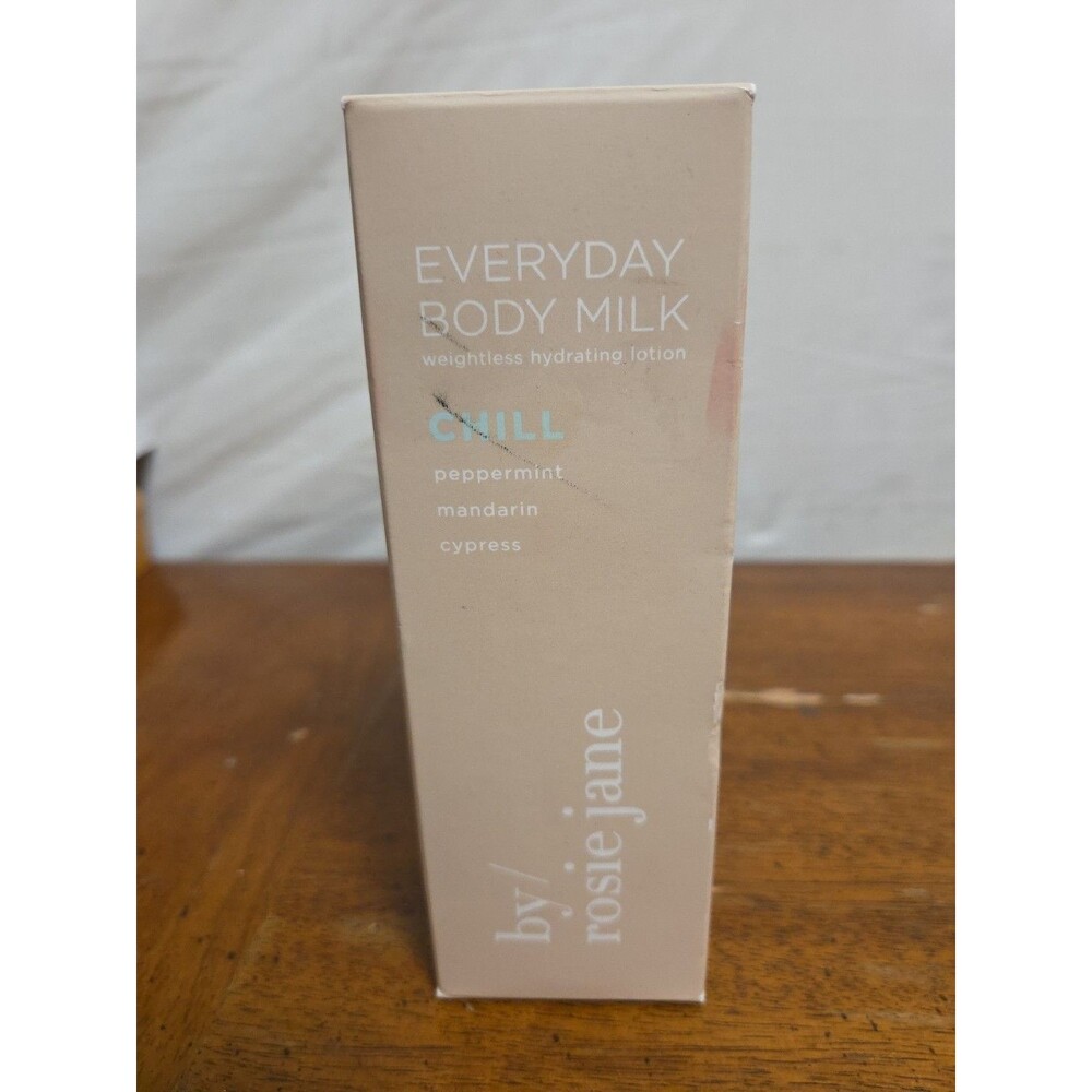 By Rosie Jane Chill Everyday Body Milk Lotion Peppermint Mandarin 5 oz In Box